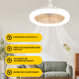 FOCO LED VENTILADOR DE TECHO MULTIFUNCIÓN